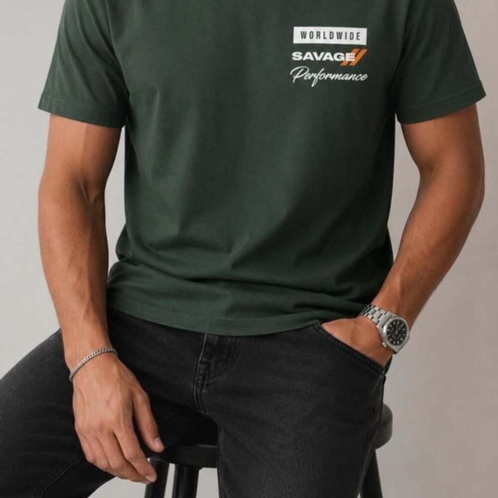 Popular Poison Savage Worldwide Performance Graphic T-Shirt